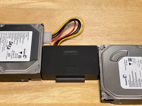 [画像] UGREEN USB 3.0 to SATA/IDE Hard Drive Adapter