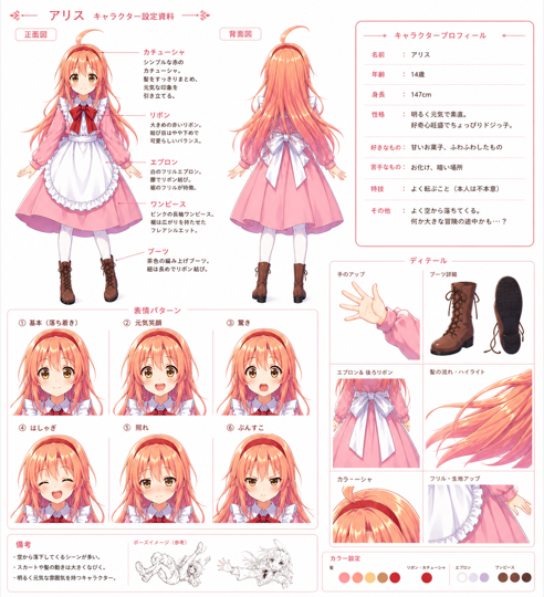 アリス設定資料 基本