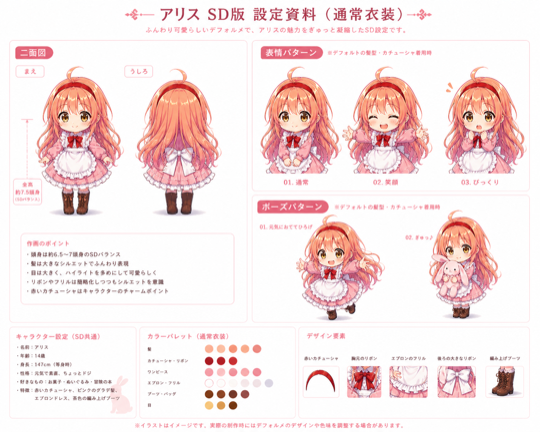 アリス設定資料 SD版