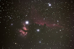 [挿絵] 天体写真 - 馬頭星雲と燃木星雲