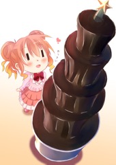 [画像] ヒロさん vs. チョコレートフォンデュ